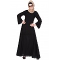 Umbrella cut abaya- Black Umbrella cut abaya- Black